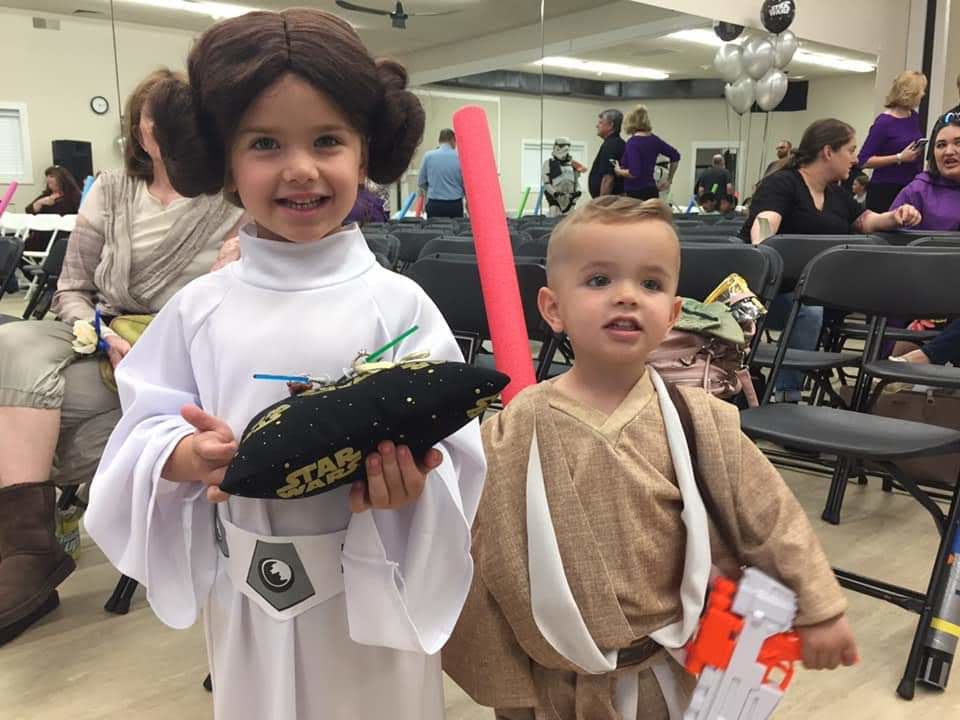 Star Wars wedding guests Allen and Carrie Gresick